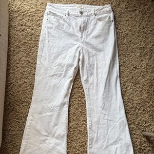 Hidden Happy High Rise White Denim Full